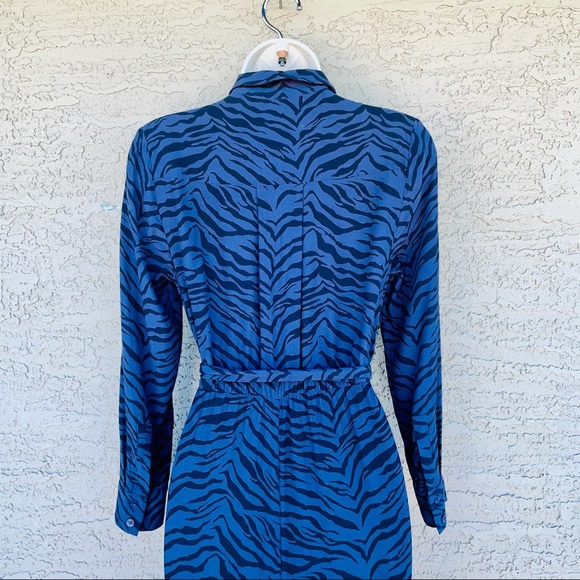 Rails Callan Tiger Stripe Belted Wide Leg Jumpsuit - Picture 6 of 11